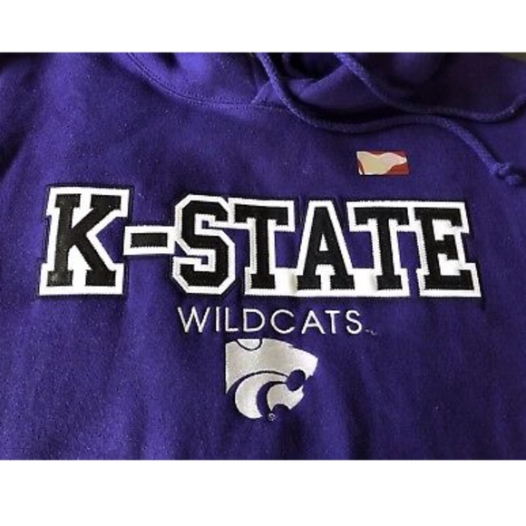 NWOT Kansas State Wildcats Hodded Sweatshirt - L - Picture 2 of 4